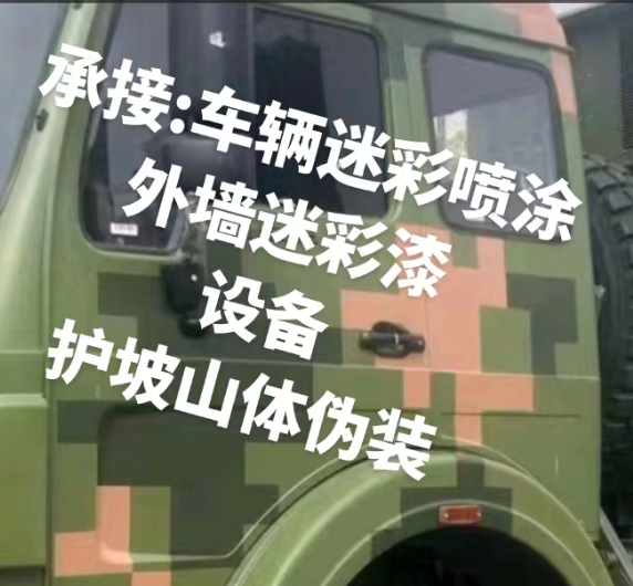 莆田外墙和地面的迷彩漆施工